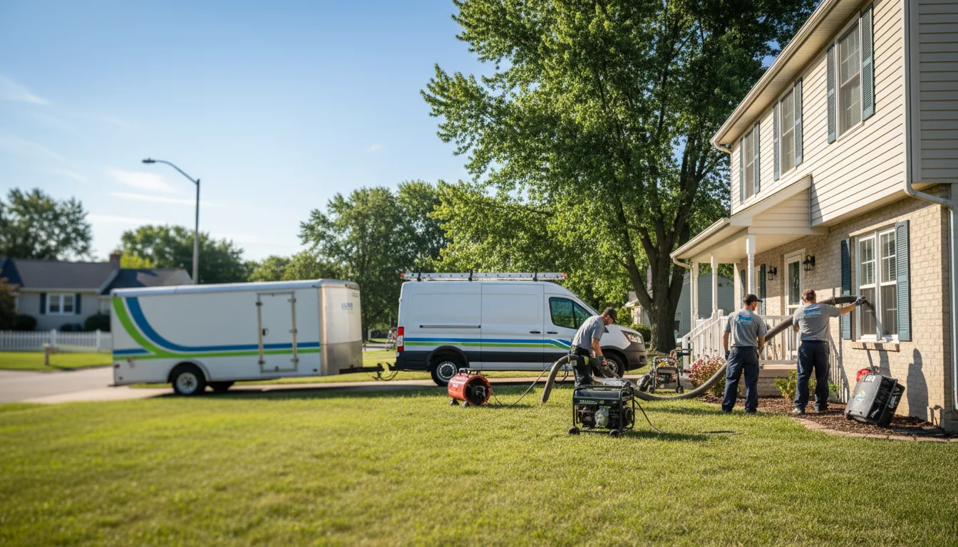 Flooded Basement Restoration And Cleanup With Repair in Edgeley, ND near me